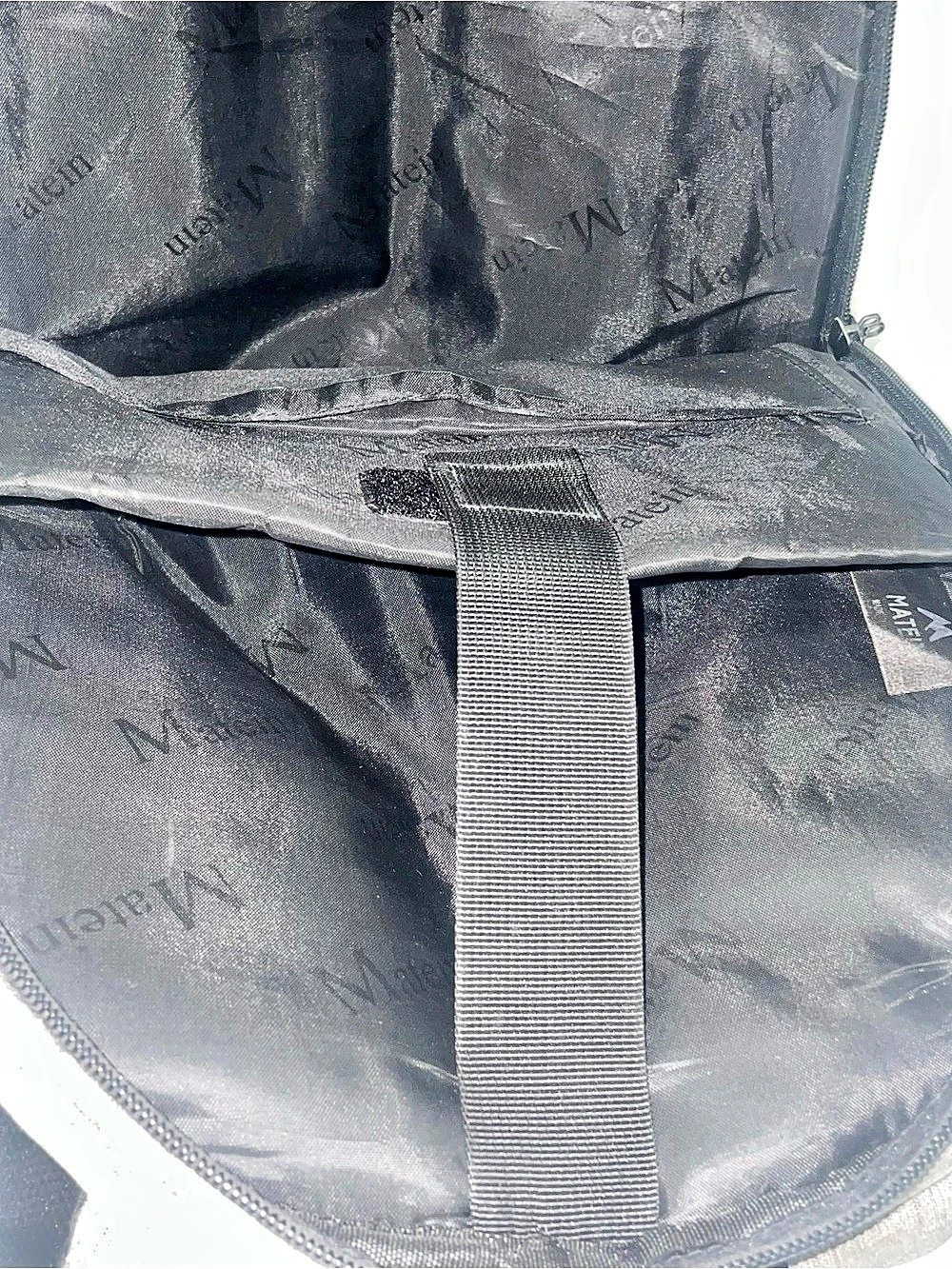 Matein Gray & Black Backpack - Picture 10 of 14